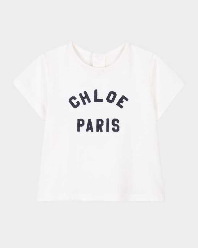 Girl's Logo Embroidered Short-Sleeve T-Shirt, Size 12M-3